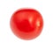 single little fresh red cherry tomato isolated