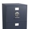 Single locked filing cabinet with safe lock dial