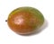 Single mango isolated on white background