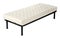 Single metal frame orthopaedic bed and mattress