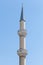 Single minaret in clear sky