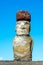Single Moai Statue on Easter Island