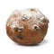 Single oliebol, traditional Dutch pastry for New Year`s Eve