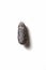 Single pebble on a white background