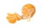 Single peeled mandarin