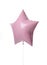 Single pink big 36 inch metallic balloon star object for birthday