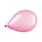 Single pink helium balloon, element of decorations