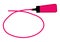 Single pink highlighter pen wiht hand drawn pink circle to highl