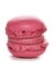 Single pink macaroon