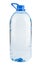 Single plastic bottle of water