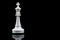 Single queen white chess piece