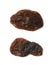 Single raisin isolated