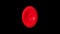 Single Red Blood Cell rotating seamless loop