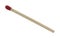 Single Red Tipped Wooden Match