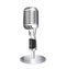 Single retro microphone