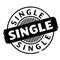 Single rubber stamp