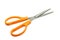 Single scissor with orange handle. Stationary