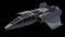 Single Seater Star Fighter Spaceship, Front Angled View