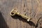 A single shiney Brass Key