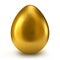 Single shiny golden egg