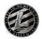 Single silver Litecoin which is a form of cyber currency