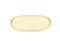 Single softgel pill isolated