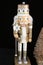 Single soldier-The nutcracker Gold Toy Soldier for Christmas displays!