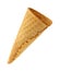 Single sugar cone for ice cream