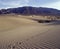 Single track of footsteps in ; Death Valley National Park. Mequite Flats Sand Dunes