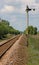 A Single Track Railway Line with Semaphore Signal