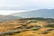 Single-track road running from Tornapress to Applecross in Scotland via Bealach na Ba pass 626m