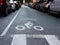 Single Unprotected Cyclist Lane on Urban Road