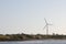 Single wind turbine, part of the windfarm at Wattle Point, South Australia.