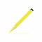 Single yellow graphite pencil 3D with eraser school office supply object