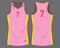 Singlet women basketball jersey sports design vector template