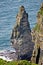 Singular rock formation at the Cliffs of Moher, county Clare, Ireland