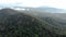 Sinharaja rain forest nature reserve Sri Lanka Aerial View at Sunset Mountains Jungle Ancient Forest