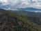 Sinharaja rain forest nature reserve Sri Lanka Aerial View at Sunset Mountains Jungle Ancient Forest