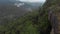 Sinharaja rain forest nature reserve Sri Lanka Aerial View at Sunset Mountains Jungle Ancient Forest