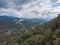 Sinharaja rain forest nature reserve Sri Lanka Aerial View at Sunset Mountains Jungle Ancient Forest