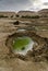 Sink holes in the desert