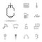 sinker icon. construction icons universal set for web and mobile