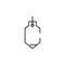 sinker icon. Element of construction for mobile concept and web apps illustration. Thin line icon for website design and