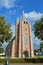 Sint Jacobus Church with tower  in Renesse, Zeeland, Netherlands