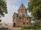 Sint Nicolaas church and waalbrug in Nijmegen