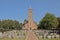 Sint Peter and Paul church en cemetery in Doornzele, Belgium