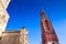 Sint Servaasbasiliek, or basilica of Saint Servatius, a roman catholic church in Maastricht, Netherlands, on a sunny afternoon. It