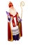 Sinterklaas on white background. full length