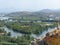 Sinuous river of Buna to Skhoder in Albania.