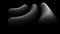 Sinusoidal formula distortion sine wave and waveform. Graph of a 3d function space in three-dimensional coordinates. Science